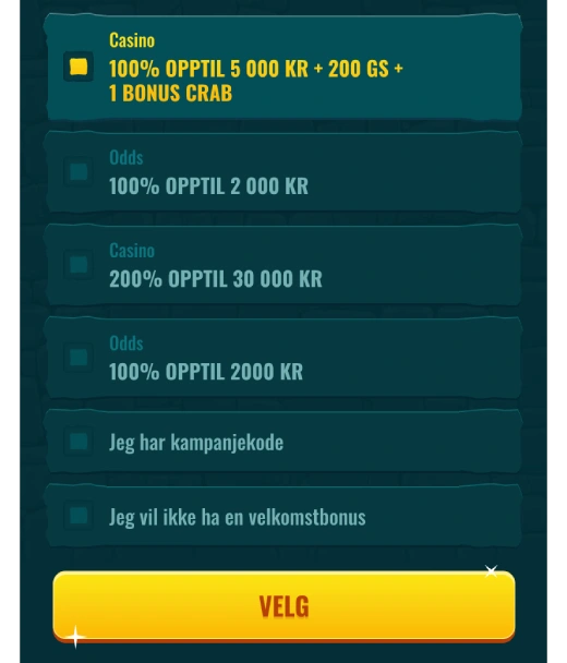 Registrering Spinanga